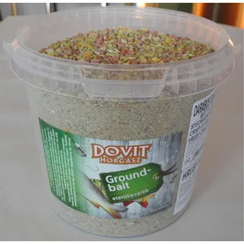 Návnadová surovina Dovit kyblík Mix 2 kg hrubý kapr (kyblík Mix hrubý kapr)