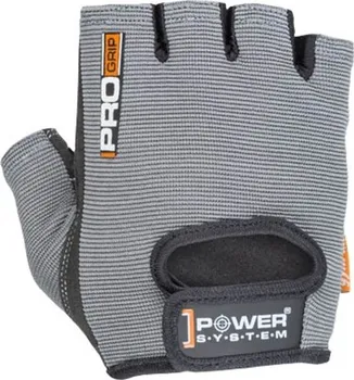 Fitness rukavice Power System Pro Grip šedé