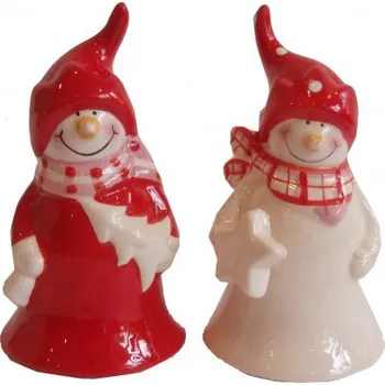 Vánoční dekorace Sněhulák zvoneček , Styl s hvězdičkou 360946000449