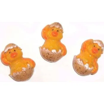 samolepka Kuřátko 12 ks samolepka 2,2 cm 7747-61