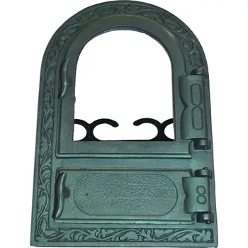 Krbová zástěna Litinový kamnový štít hermetický prosklený ANETA