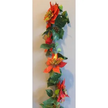 Poinsettie girlanda ON/44336