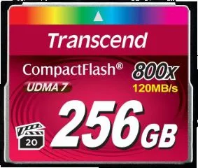 Paměťová karta Transcend CompactFlash 256 GB 800x (TS256GCF800)