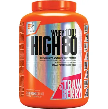 EXTRIFIT High Whey 80 - 2270 g, jahoda