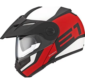 Helma na motorku Schuberth E1 guardian Red