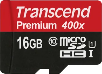 Paměťová karta Transcend Premium microSDHC 16 GB Class 10 UHS-I U1 (TS16GUSDCU1)