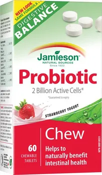 Jamieson Probiotic jahoda/jogurt 60 tbl.