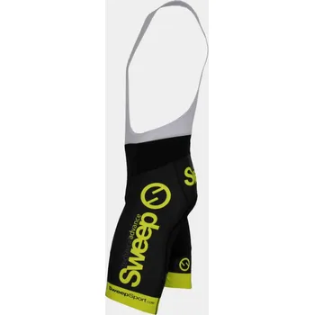 Cyklistické kalhoty Cyklistické kraťasy Sweep K009A black/yellow fluo Varianta: M