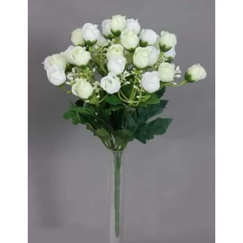 umělá květina Růže kytička 100-0088/CR