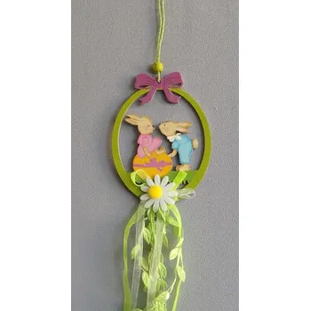 Velikonoční dekorace Velikonoční dekorace DE-3928 Velikonoční dekorace 60 cm zelená