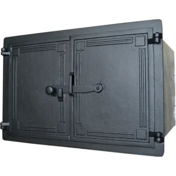 Pec na pizzu Pec litinová - HRANA-HLADKÁ -nikl + plech.tělo