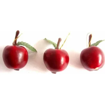 Vánoční dekorace Jablíčko červené 99-196/24TU