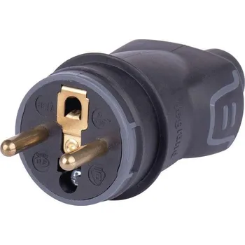 Elektrická zásuvka LEGRAND Vidlice gumová černá IP44