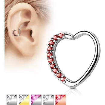 Piercing Piercing do nosu/ucha ve tvaru srdce RXH01