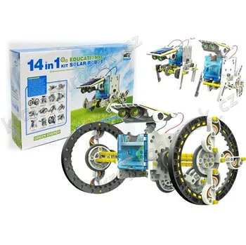 Dětská vědecká sada Recenze Obojživelná solární stavebnice 14 v 1