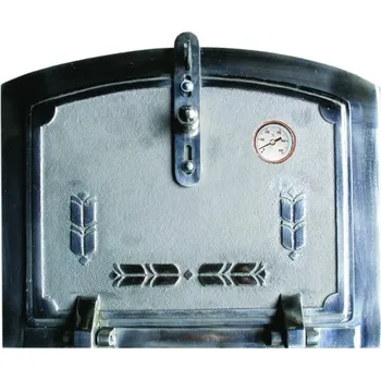 Domácí teploměr Pec litinová LT + teploměr - mosaz