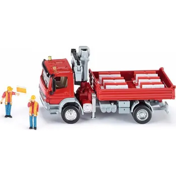 autíčko Siku Super Mercedes Atego s jeřábem 1:50
