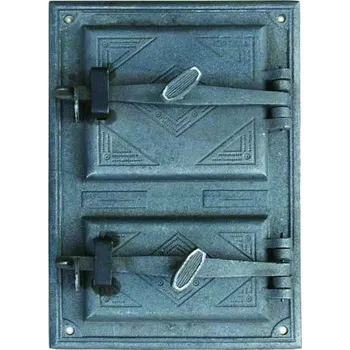 Krbová zástěna Litinový kamnový štít - DUET