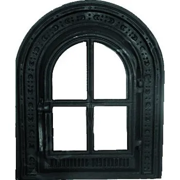 Revizní dvířka Litinová dvířka hermetická JANA - černá