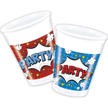 Party nádobí BOOM PARTY kelímky 8 ks, 200 ml