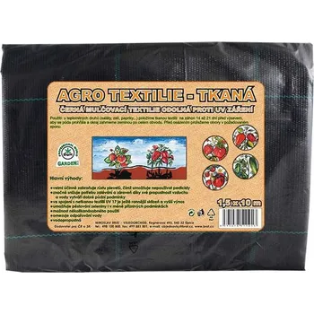 Mulčovací textilie AGRO textilie tkaná černá mulčovací Metr a cm: 1.5 x 5