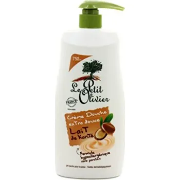 Sprchový gel Le Petit Olivier Jemný sprchový krém Bambucké mléko 750 ml