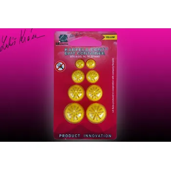 Boilies Karpela Cont - LK Baits s zářezy - žlutá (yellow)