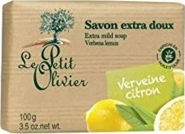 Mýdlo Le Petit Olivier Extra jemné mýdlo Verbena a citrón 100 g