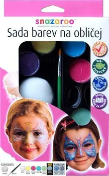 Speciální výtvarná barva Snazaroo Velká sada obličejových barev