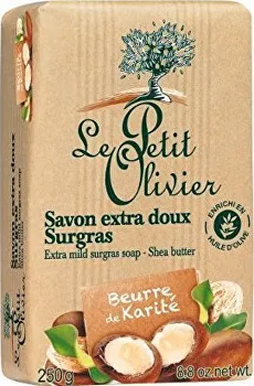 Mýdlo Le Petit Olivier Extra jemné přírodní mýdlo Bambucké máslo 250 g