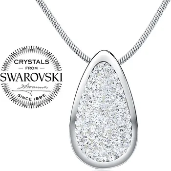 Přívěsek stříbrný přívěsek 24 mm se Swarovski® Crystals SILVEGOB16079