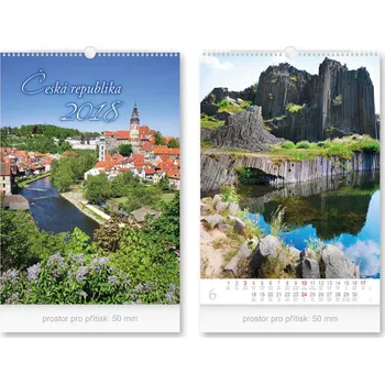 MFP Kalendář nástěnný Česká republika 2018 Kalendář MFP Kalendář nástěnný Česká republika 2018