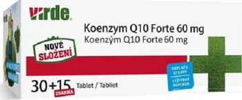 Přírodní produkt Virde Koenzym Q10 Forte 45 tbl.
