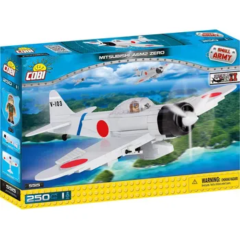 Stavebnice COBI COBI Small Army WW II 5515 Mitsubishi A6M2 Zero