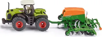 Siku Farmer Traktor se secím přívěsem 1:87