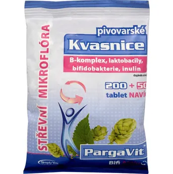 Přírodní produkt Simply You PargaVit Pivovarské kvasnice Střevní mikroflóra 250 tbl.