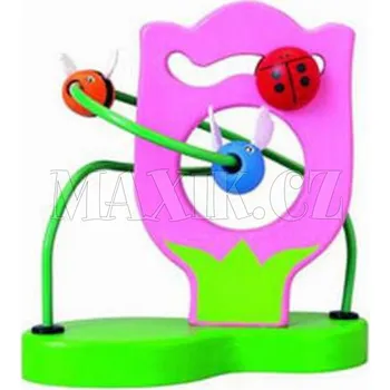Dřevěná hračka Motorický labyrint Zahrádka s broučky - Plan Toys