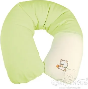 Kojící polštář Baby Matex RELAX Medvídek plyš kojící polštář 170 cm - zelený