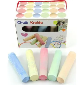 Teddies Křídy chodníkové barevné 24 ks