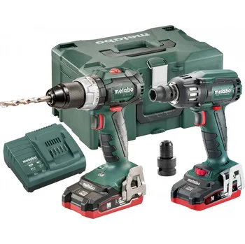 Sada nářadí Metabo Combo set 18V BS 18 LT BL + SSW 18 LTX 400 BL