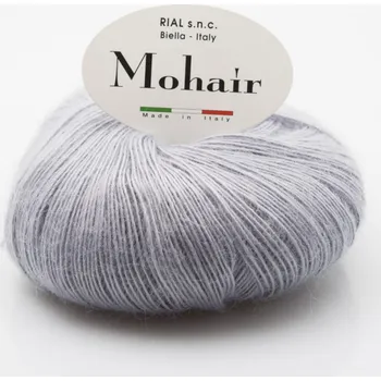 Příze Příze Rial Filati Mohair světlá šedá