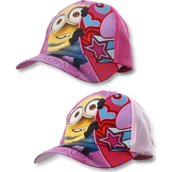 Kšiltovka Dětská kšiltovka Mimoni růžová 3 barvy