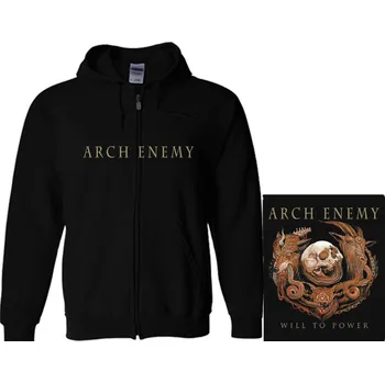 Pánská mikina mikina s kapucí a zipem Arch Enemy - Will To Power