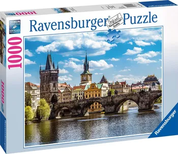 puzzle Ravensburger Praha: pohled na Karlův most 1000 dílků