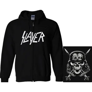 Pánská mikina mikina s kapucí a zipem Slayer - Wehrmacht