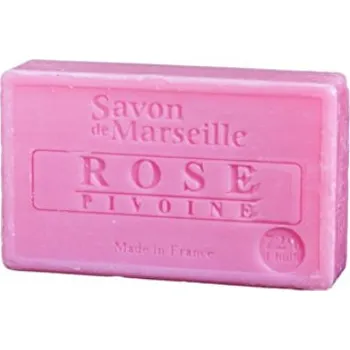 Le Chatelard 1802 Francouzské přírodní mýdlo 100 g, Růže a pivoňka