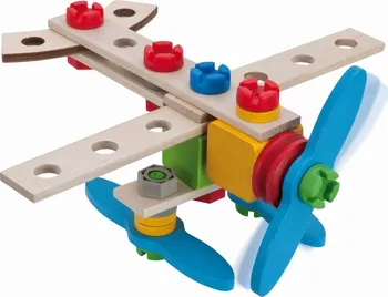 Dřevěná hračka Simba Heros Constructor Letadlo