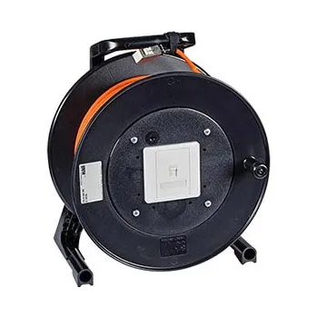 Síťový kabel EFB S/FTP patchkabel kat. 6a přenosný na bubnu, 90m (K9201.90) - 22.42.0012