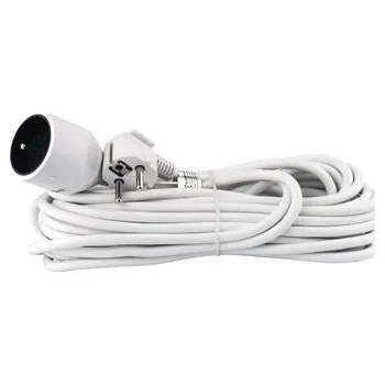 Napájecí kabel Prodlužovací kabel EMOS P0110 spojka 10m, bílý / PVC / 1 mm2