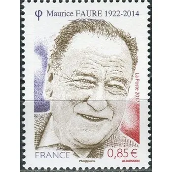 Poštovní známka Post France (2017) MiNr. 6704 ** - Francie - 95. výročí narození Maurice Faure